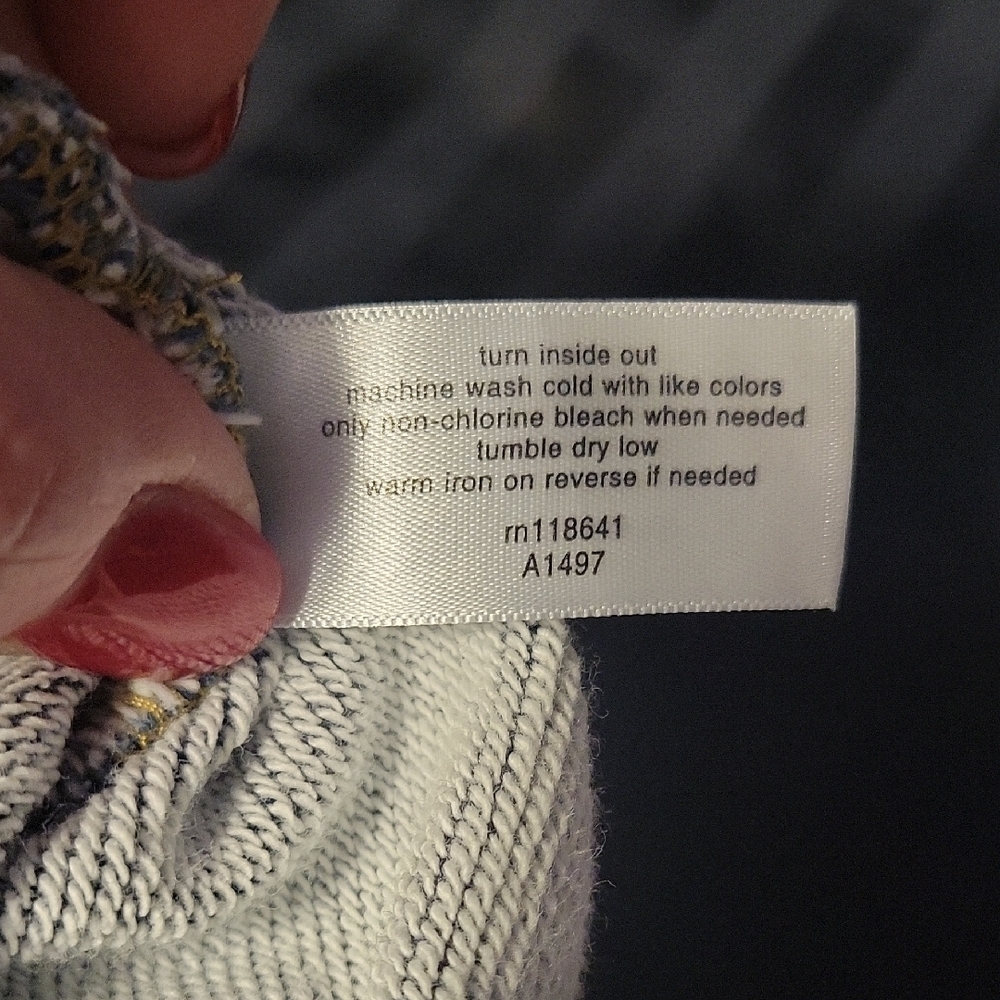 Lane Bryant Indigo Drawstring Pull-On Cropped Jea… - image 5